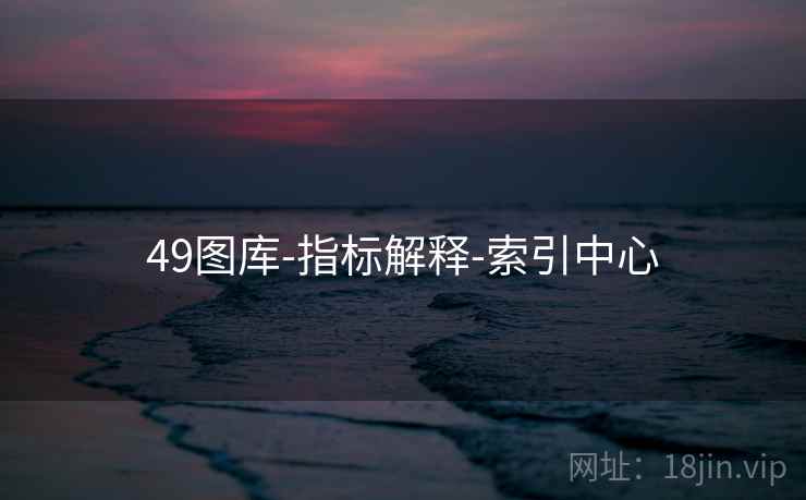 49图库-指标解释-索引中心